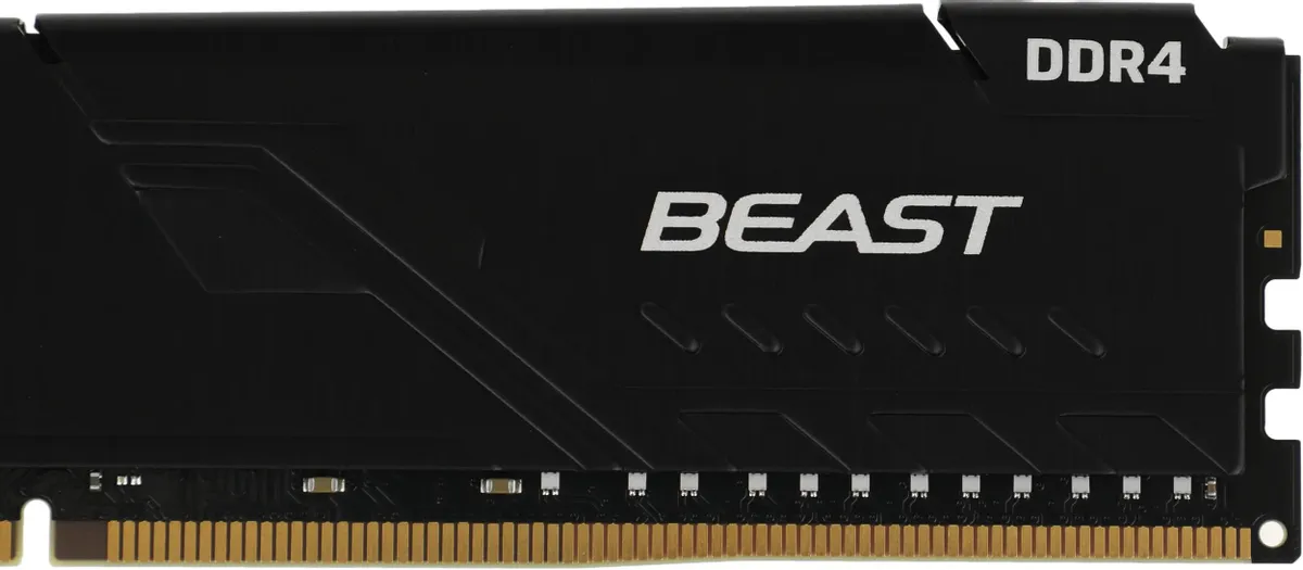 Kingston Fury Beast Black KF432C16BBK4/128 DDR4 128 ГБ четыре модуля DIMM в сборке рабочей станции