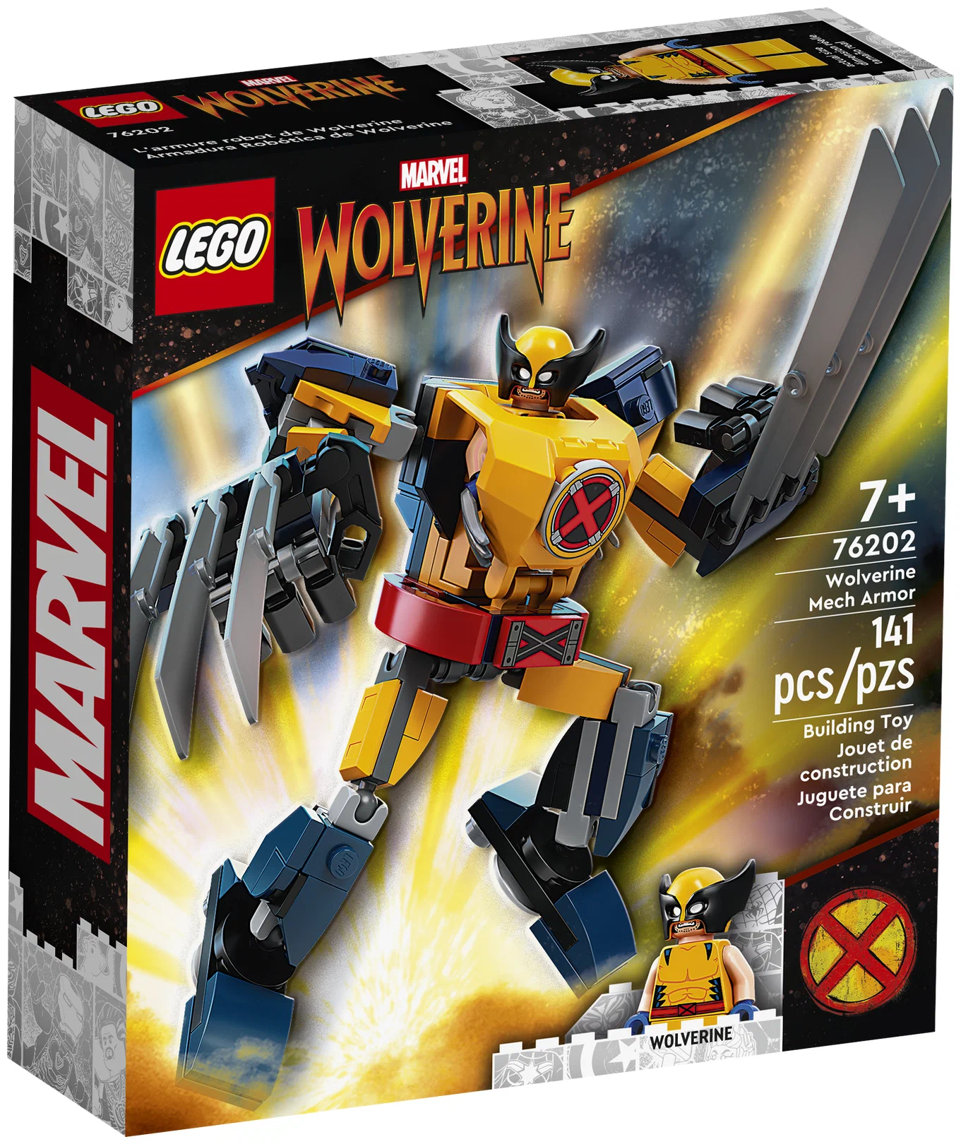 Конструктор LEGO Marvel Avengers Movie 4 76202 Росомаха: робот, 141 дет.