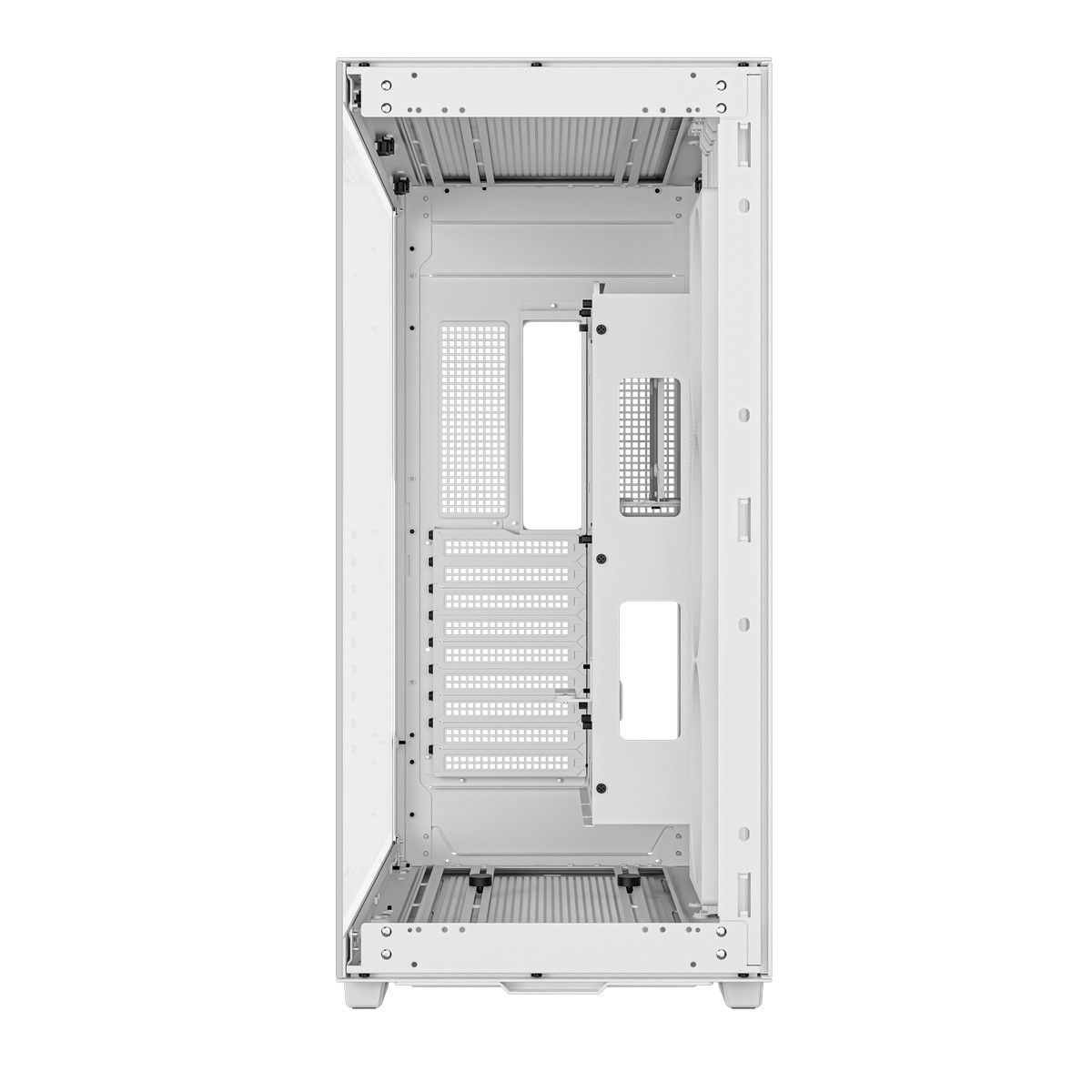 DeepCool CH780 внутренний вид со слотами расширения кабельными тоннелями и вентиляционными зонами