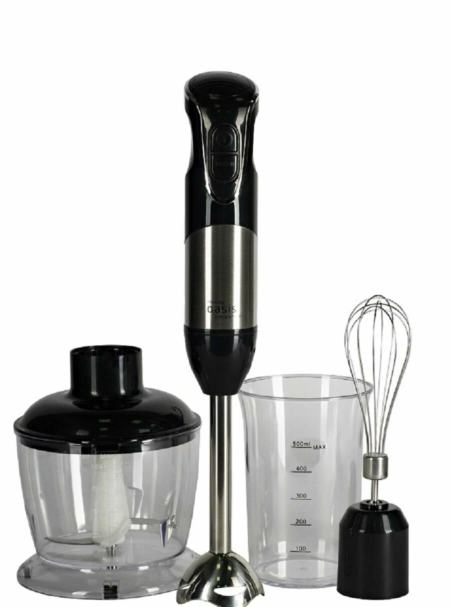 Блендер погружной ручной кухонный миксер making Oasis everywhere BL-85B, 850 Вт