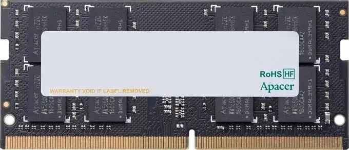 Apacer ES.16G2V.GNH модуль DDR4 SODIMM 16 ГБ — вид сверху, контакты и маркировка