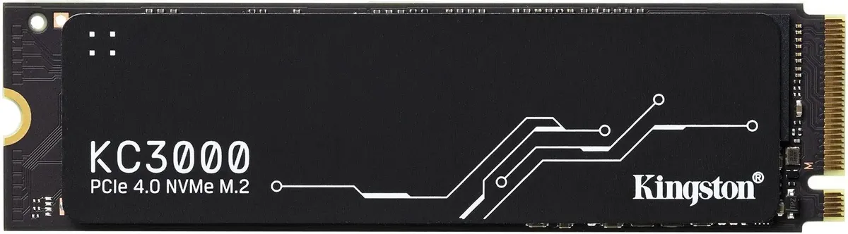 Kingston KC3000 2 ТБ M.2 2280 контроллер Phison E18 и DRAM-буфер крупным планом