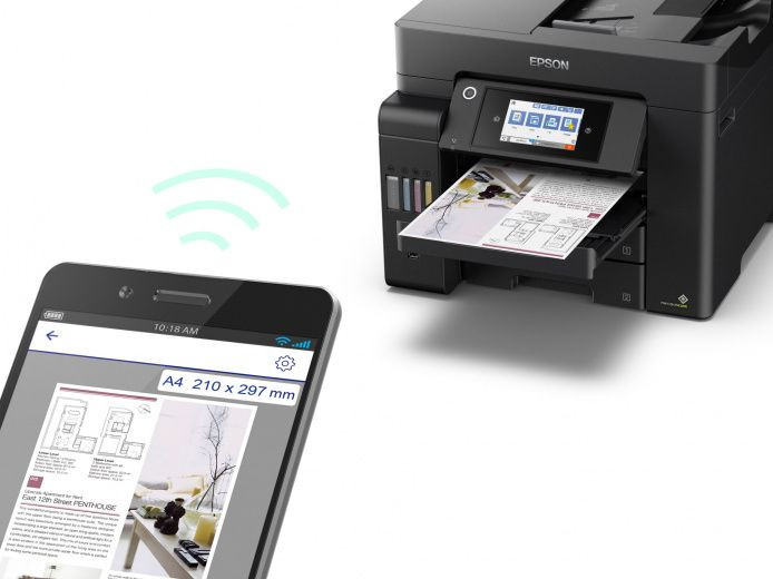 Epson L6550. Печать с мобильных устройств