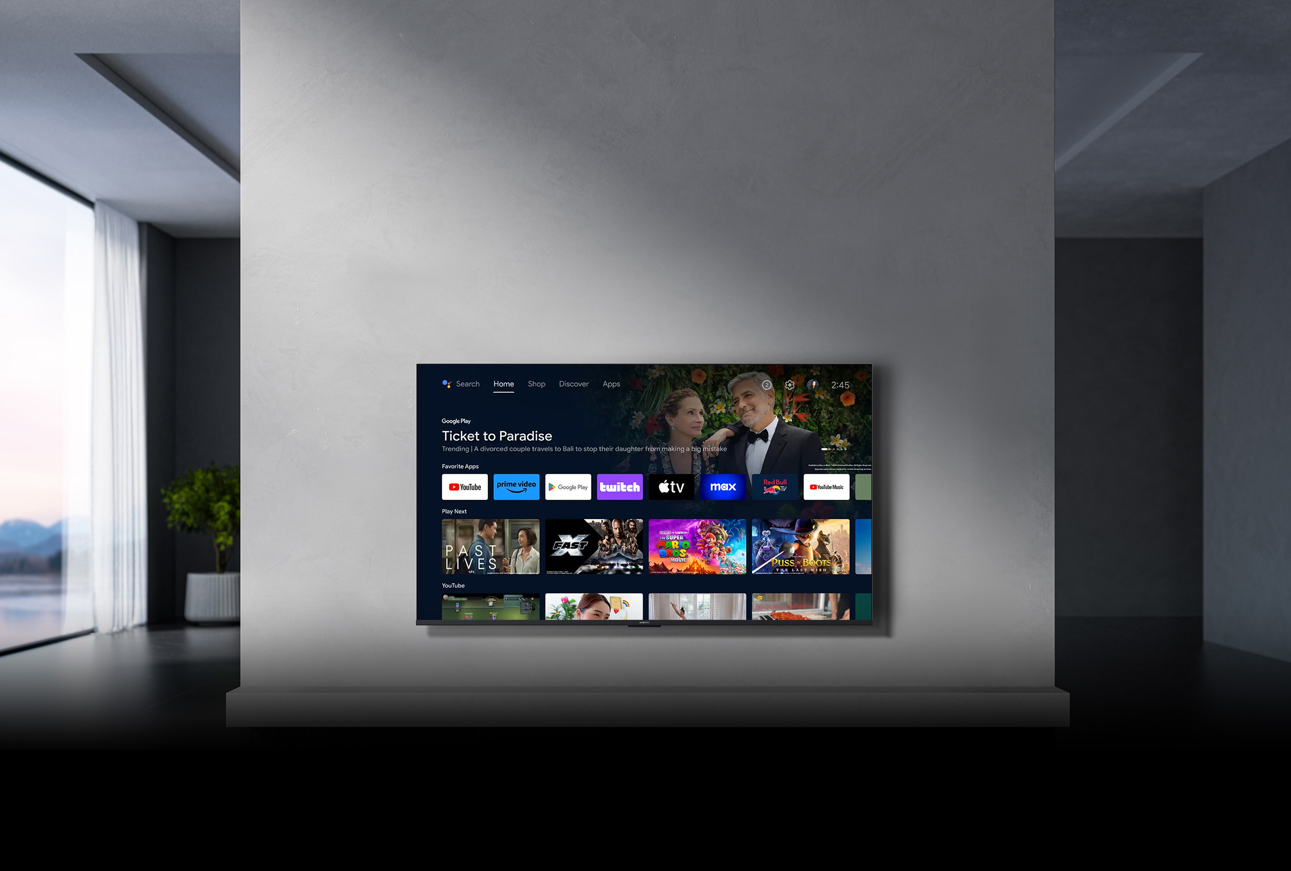 Xiaomi TV A 65 2026 — Android TV, Google Play, Netflix, YouTube