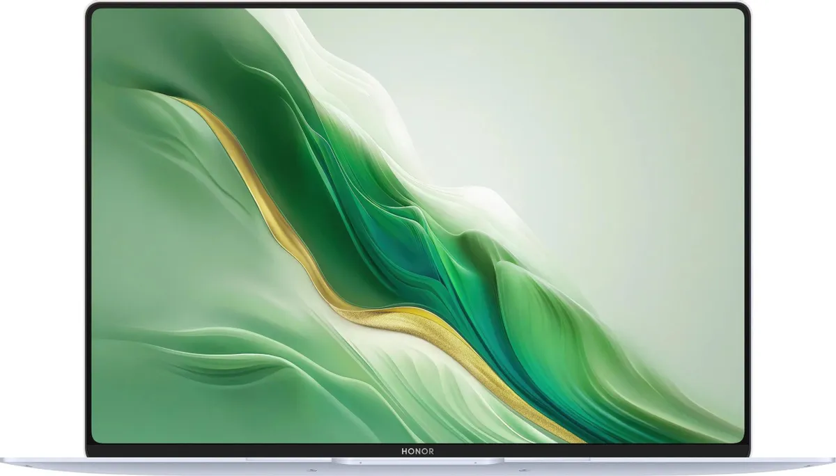 Honor MagicBook Art 14 закрытый — тонкий профиль алюминиевого корпуса толщиной 11,5 мм