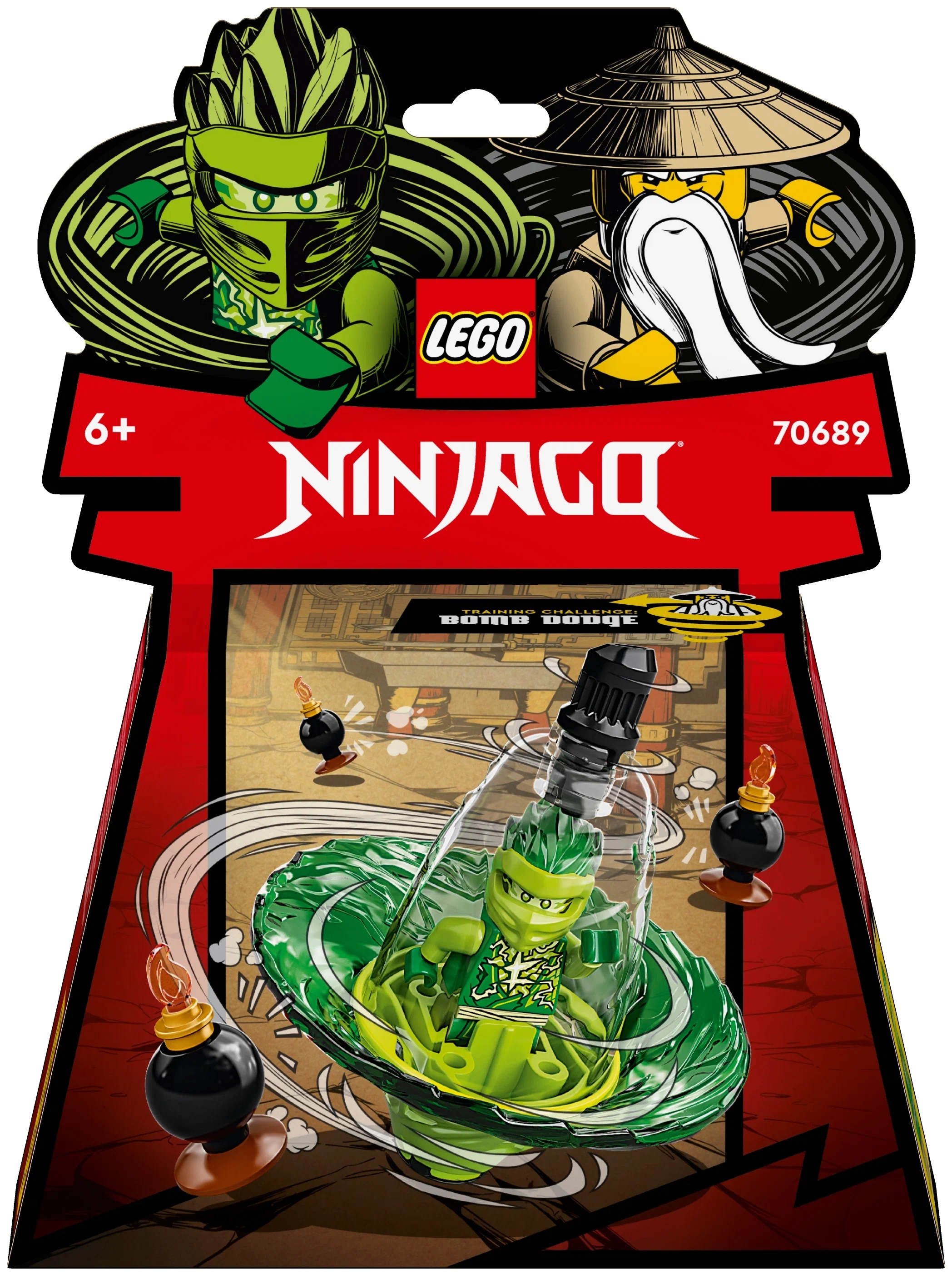 Конструктор LEGO Ninjago 70689 Обучение кружитцу ниндзя Ллойда, 32 дет.