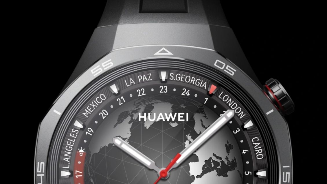 Циферблат HUAWEI WATCH GT 5 Pro с мировым временем и отображением городов