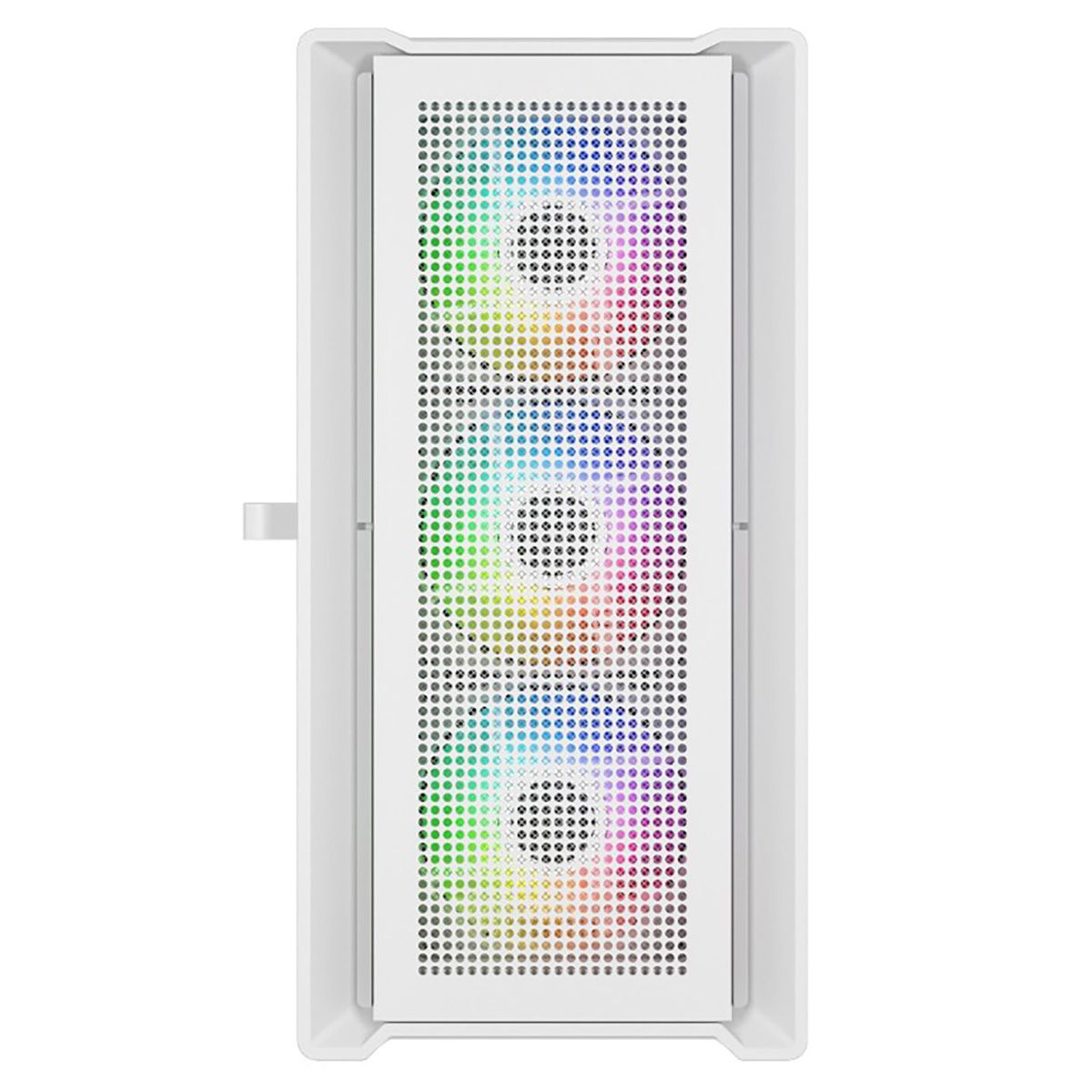 PowerCase Alisio Micro X4W V2 белый — верхняя панель ввода-вывода с USB и аудиоразъёмами