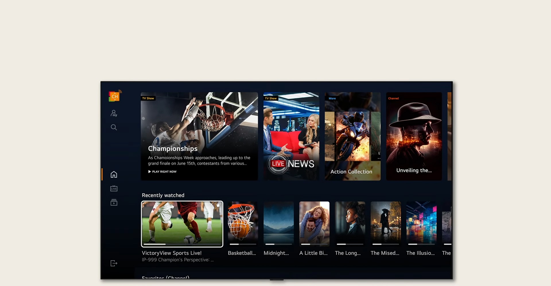 Стриминговые сервисы на LG OLED48C5 — LG Channels и партнёрские платформы