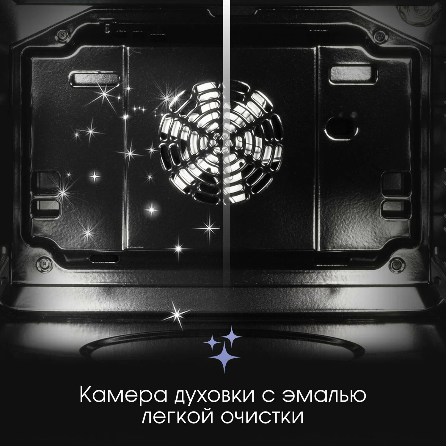 Zigmund Shtain E 168 внутренняя камера с вентилятором конвекции и эмалевым покрытием