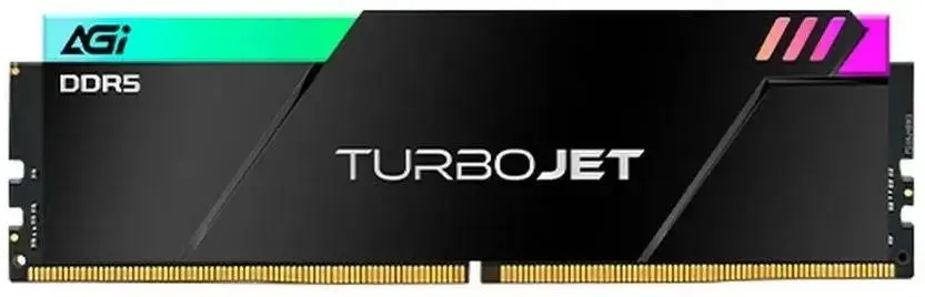 AGI AGI6IPC16UD858-DC боковой профиль модуля DDR5 золотые контакты