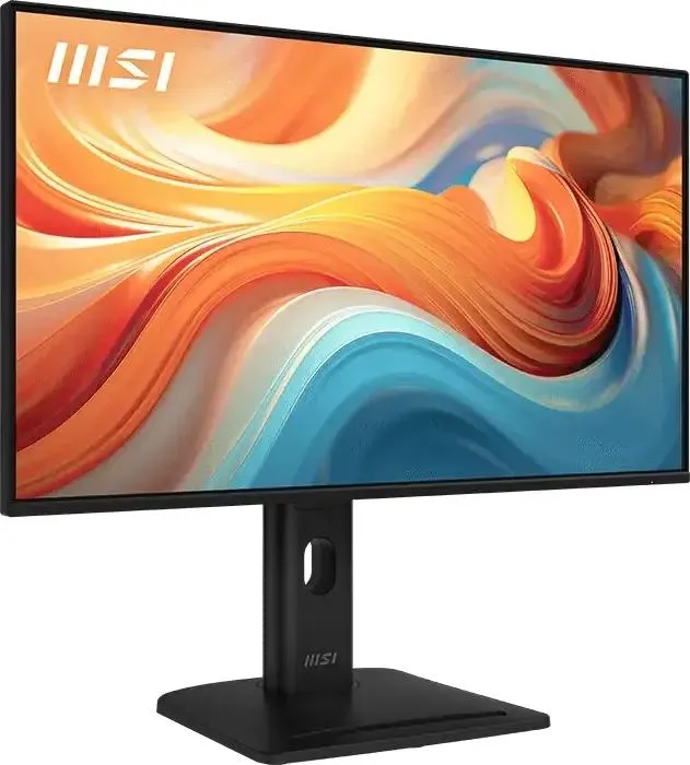 MSI PRO MP275PHG E14 &mdash; эргономичная подставка с регулировкой высоты, вид сбоку