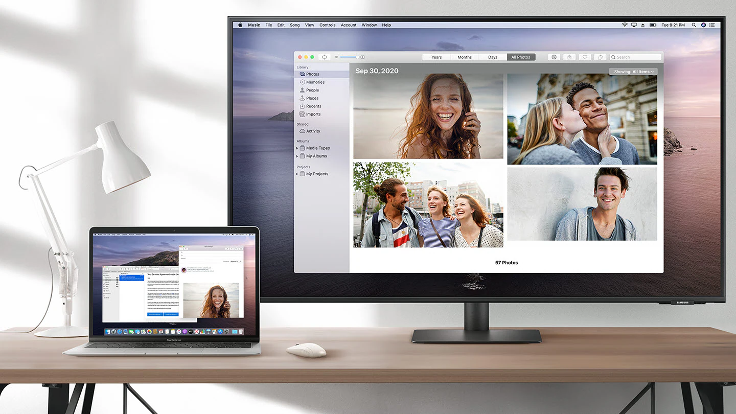 Подключитесь к первому в мире монитору с поддержкой AirPlay2