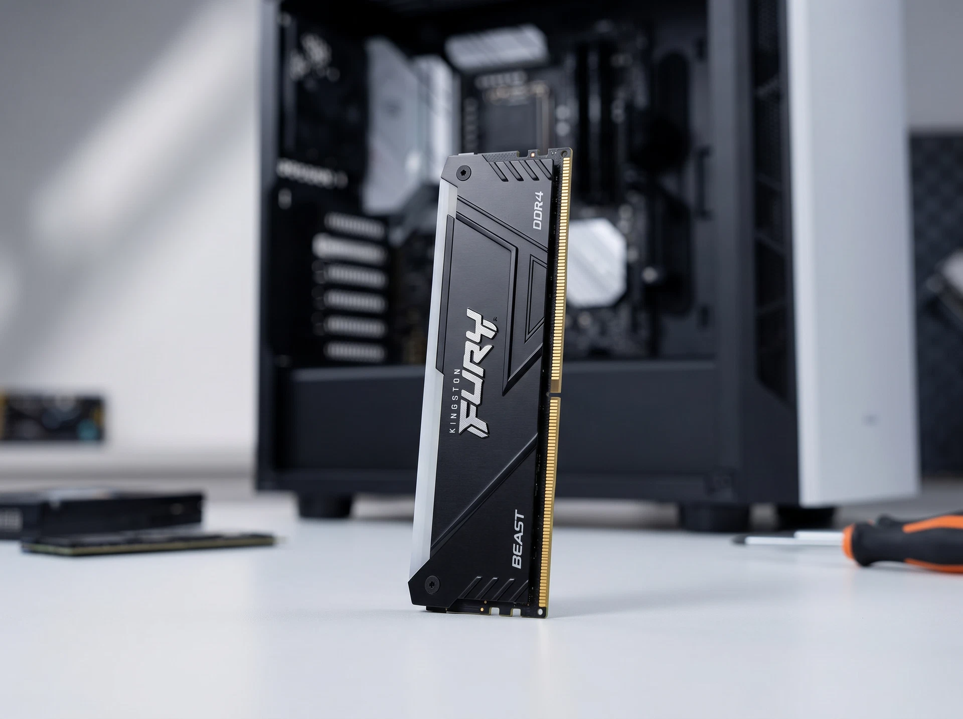 Оперативная память Kingston Fury KF432C16BB12A/16, DDR4 1х 16ГБ 3200 МГц, DIMM, RTL - фото в интерьере