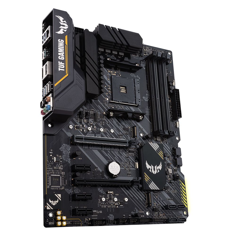 ASUS TUF Gaming B450-Plus II задняя панель USB 3.2 Gen2 DisplayPort HDMI