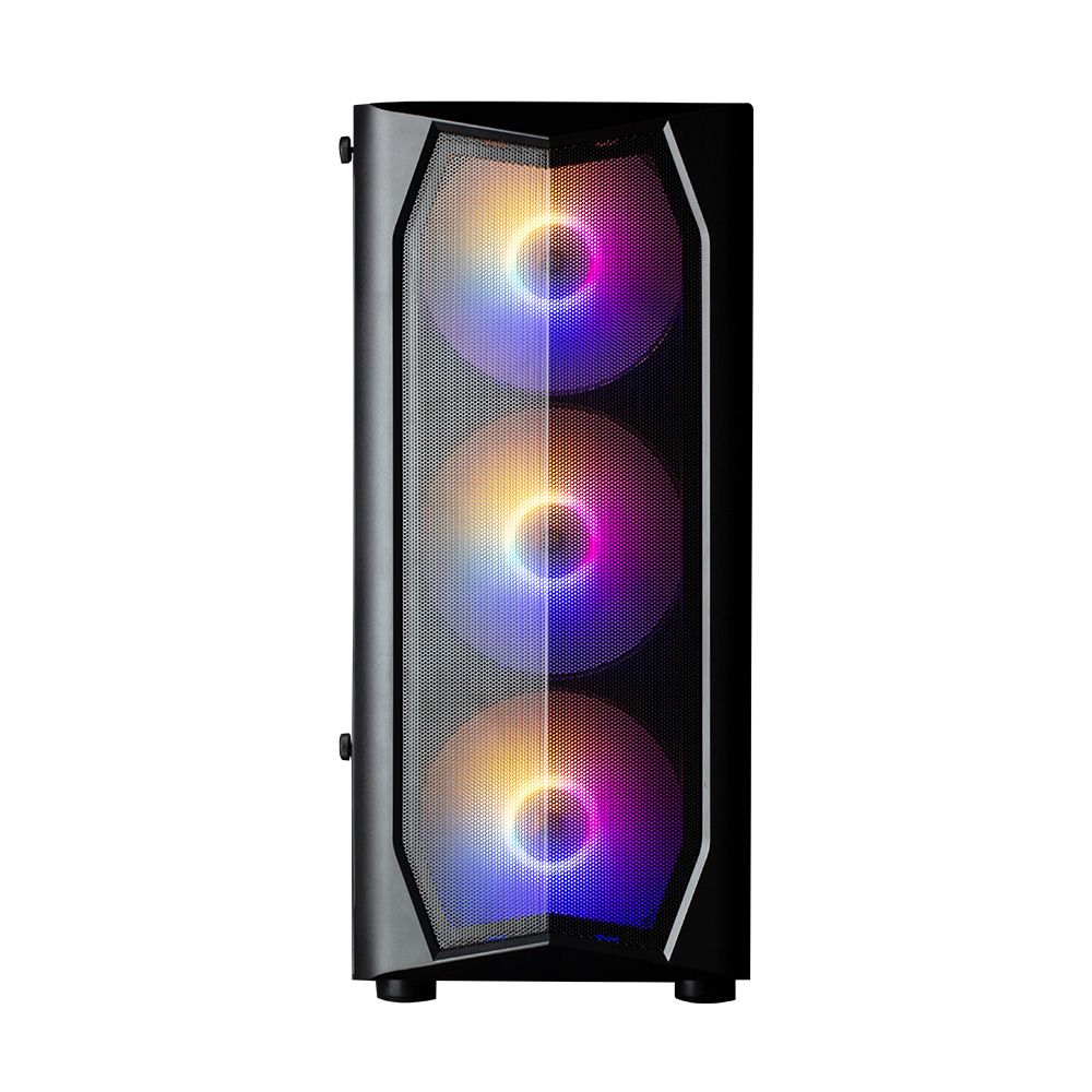 Zalman N4 Rev.1 фронтальная панель RGB-вентиляторы активная подсветка желто-синяя