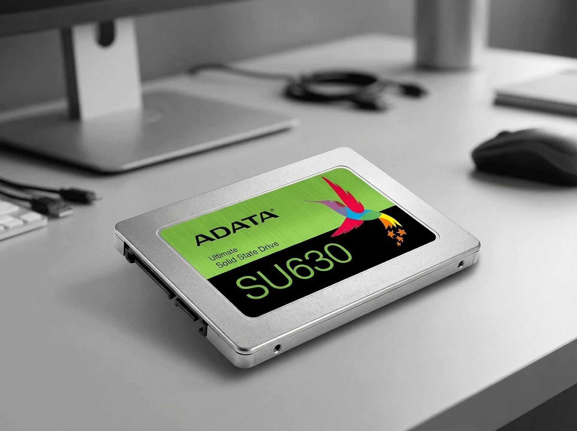 ADATA Ultimate SU630SS 1.92 ТБ в сборке ПК — установка в отсек 2.5 дюйма SATA