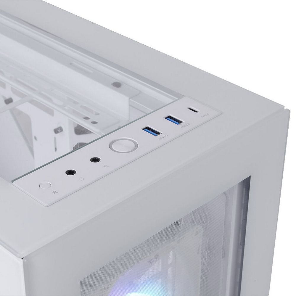 Thermaltake Divider 500 TG Snow ARGB верхняя панель с USB 3.0, Type-C, кнопкой питания и аудиоразъёмами