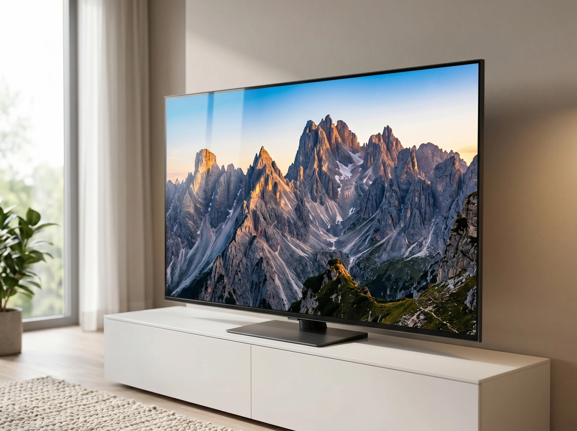 LG 50QNED85B6A в интерьере гостиной — QNED Mini LED 4K телевизор 50 дюймов